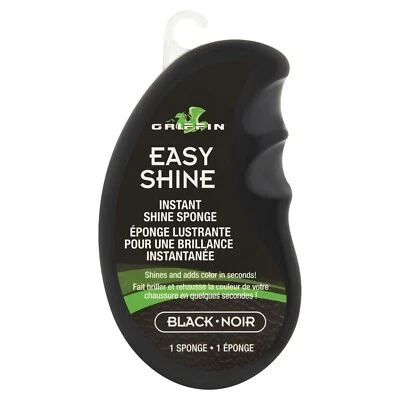 Esponja portátil Griffin Black Easy Shine - Esponja portátil instantánea de alto brillo Foto 1 de 3