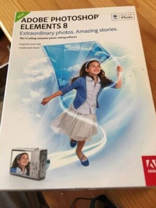Adobe Photoshop Elements 8 Brand New - Sealed for Mac - Picture 1 of 3