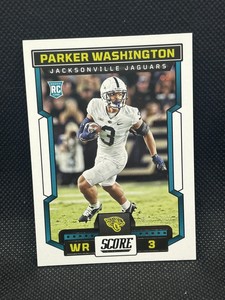 2023 SCORE PARKER WASHINGTON #361  Football Rookie JAGUARS RC