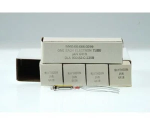 5 Vintage Raytheon JAN 6418 CK6418 CK548DX Subminiature Audio - Bangybang.tube - Picture 1 of 1