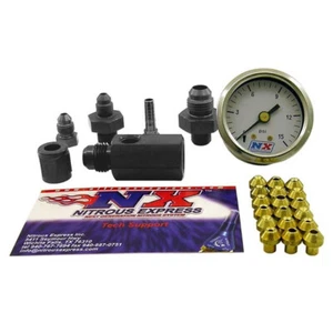 15519 Nitrous Express Mini Flo-Check (Checks Flowing Fuel Pressures w/ Gauge) - Picture 1 of 1