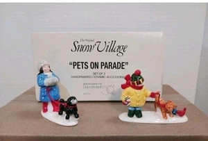 DIPARTIMENTO 56 L'originale Villaggio delle Nevi ANIMALI IN PARATA Set di 2 #5472-0 Dept 56 - Foto 1 di 8