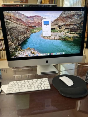 Apple 2020 iMac 27" Retina 5K Intel i5 10th 8GB RAM 256GB SSD RP5300 - Image 1 of 3