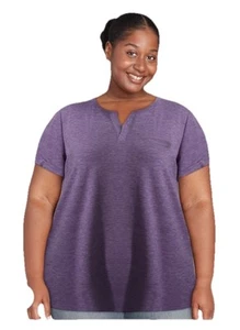 Camiseta Top Mujer Talla Grande Manga Corta Cuello Redondo Talla 4X PÚRPURA - Imagen 1 de 7
