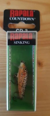 Rapala Countdown CD-3 Wobbler - 3 cm 4 g sinking Brown Trout - Bild 1 von 2