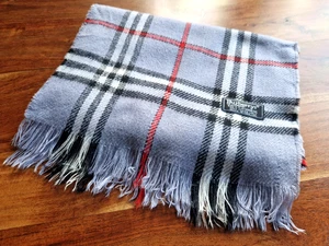 Original Burberry 100% Cashmere Schal flieder 164x29 - Bild 1 von 9