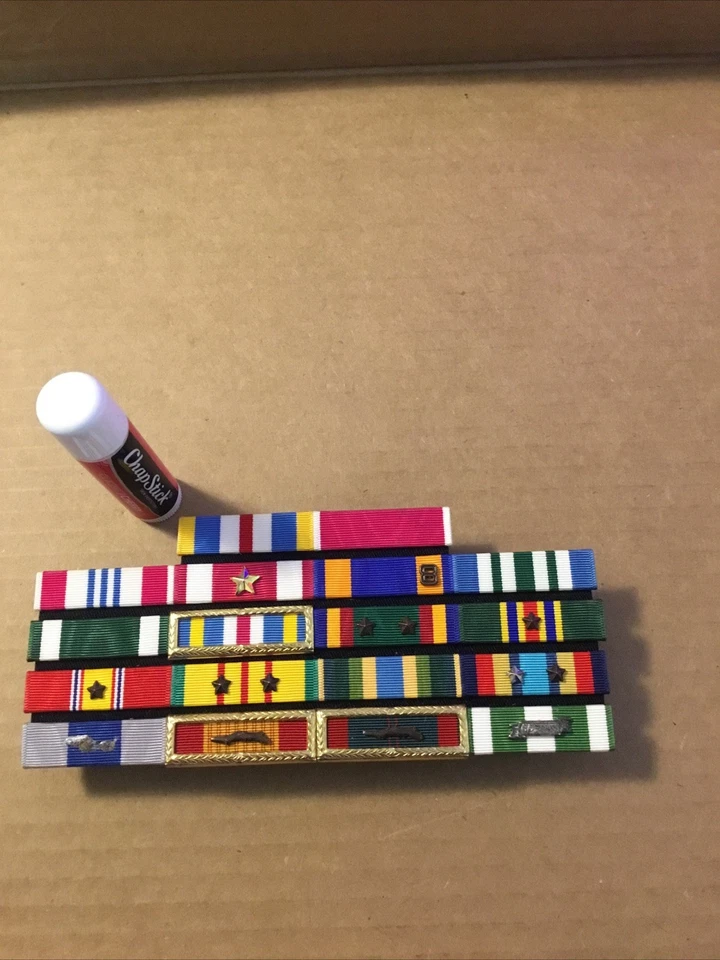 Военная Лента Бар - Вьетнамская Война Адмирал Авиатор W RVN Медаль AM Сделано на заказ - Изображение 1 из 4