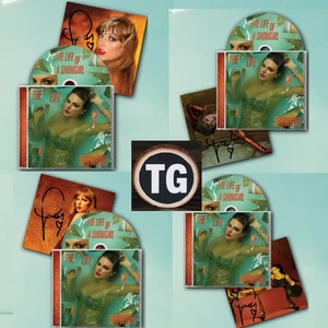 Taylor Swift The Life of a Showgirl Signed CD Complete Set Of 4 ✅ Trusted Seller - Picture 1 of 8