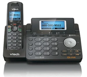 Vtech DS6151-11 Système de réponse numérique sans fil 2 lignes avec identifiant d'appelant/en attente - Photo 1/5