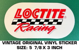 LOCTITE RACING - CALCOMANÍA ADHESIVA VINILO ORIGINAL VINTAGE - Imagen 1 de 2
