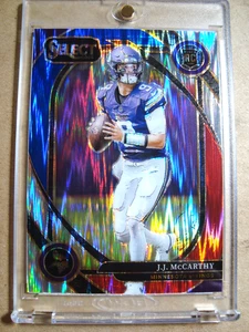2024 J.J. McCarthy Panini Select Rookie Club Red & Blue Shock Prizm RC MINT 🔥🔥 - Bild 1 von 3