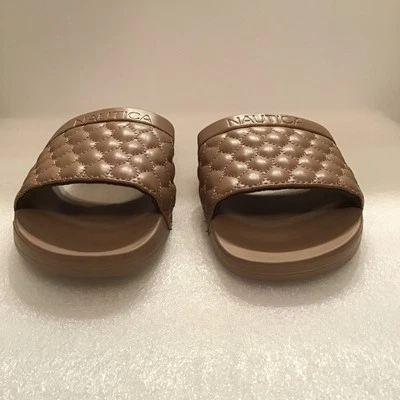Sandalia sin cordones Nautica MALENA PORT marrón para mujer talla 6 nueva sin caja Foto 1 de 4