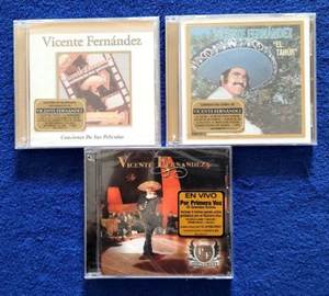 Vicente Fernandez 3CD Lot."El Tahur","Sus peliculas"y"1ra fila".Brand New.Fotos. - Picture 1 of 3
