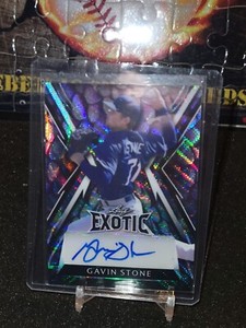 Gavin Stone 2023 Leaf Exotic Autograph #2/2 Dodgers 