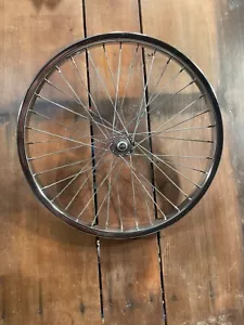 Front Bicycle 20" Replacement Wheel 3/8 Axle Chrome KK Hub Sun Metal 36 Hole Rim - Picture 1 of 5