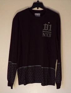 NWT MEN'S NATIVE BORN 2001 "WE BUILT THIS CITY" BLACK GRAY MEDIUM L/S TEE #1095 - Picture 1 of 1