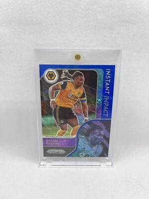 Adama Traore 2020-21 Prizm EPL #8 Instant Impact Insert FOTL Shimmer #1/8 1/1 - Image 1 of 2