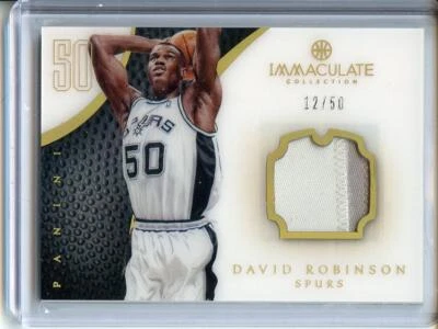 2012-13 Panini Immaculate Collection #91 David Robinson Numbers Parallel #/50 - Image 1 of 2