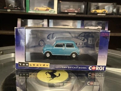 Vanguards Austin Mini Super de Luxe Surf Blue 1/43 VGC Ltd Ed VA01315 - Image 1 of 2