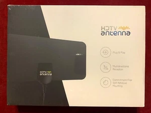 HDTV Antenna 1080p HD Output 30 Miles Range Plug Play Slim Design RRP £30 *BNIB - Picture 1 of 2