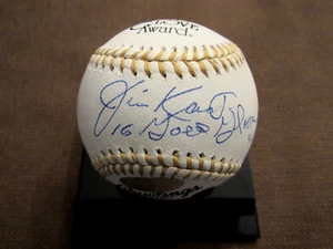JIM KAAT 16 GOLD GLOVES HOF SIGNED AUTO LIMITED EDITION GG BASEBALL STEINER MLB - Picture 1 of 5