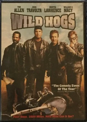 Wild Hogs (DVD, 2007) Tim Allen John Travolta Martin Lawrence Comedy Movie - Image 1 of 2