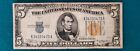 1934-A $5 Silver Certificate Yellow Seal (North Africa)