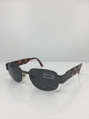 New Vintage Byblos 616 Sunglasses C. 3121 Shiny Gunmetal w/ Tortoise 52mm Italy - Image 1 of 4