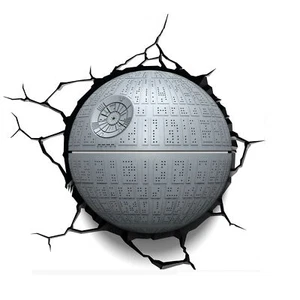 Wall Decoration Star Wars Death Star LED Night Light Lamp Lighting Gift Toy Xmas - Picture 1 of 8