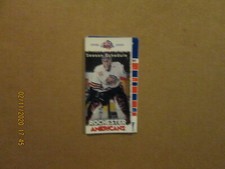 AHL Rochester Americans Vintage Circa 1998-1999 Team Logo Hockey Pocket Schedule