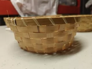 Small Basket Wicker Round - Picture 1 of 2