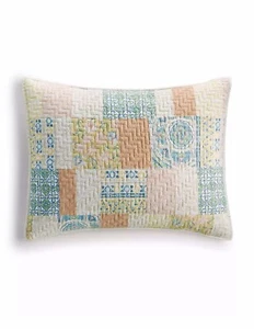Martha Stewart Collection Pillow Sham Floral Tapestry Standard Size 100% Cotton - Picture 1 of 3