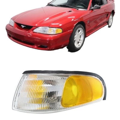 For 1994 95 96 97 1998 Ford Mustang Park Signal Light  Driver Side FO2520125 - Image 1 of 4