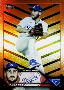 2023 Topps Update ORANGE FOIL SP US261 ALEX VESIA LOS ANGELES DODGERS - Picture 1 of 2