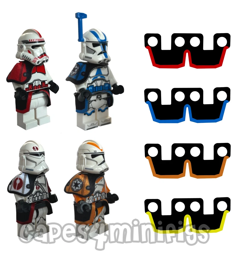 CUSTOM printed Kama - ideal for your Lego storm or clone trooper. CAPES ONLY - Image 1 of 1