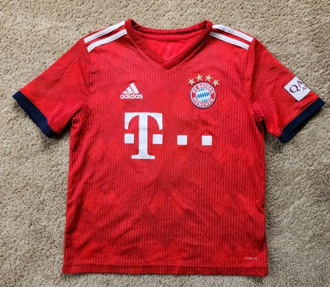 Bayern Munchen YOUTH Jersey Size Large Adidas Lewandowski Home 2018-2019 Munich Cover