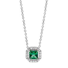 Viventy Ladies 925 Silver Chain Jewelry with Green Stone Colors 784272