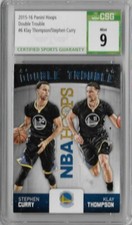 2015-16 Panini Hoops Double Trouble Klay Thompson/Stephen Curry # 6