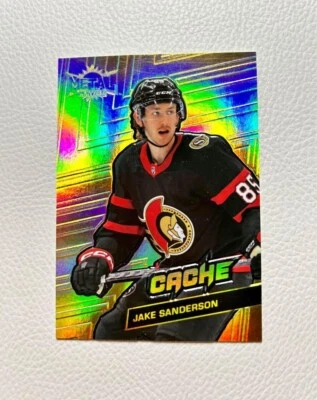 2022-23 Jake Sanderson Metal Universe Cache Rookie 12/50 - Image 1 of 2