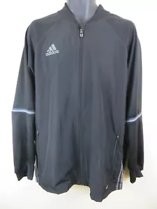 BNWT Adidas Climacool Tracksuit Track Top Jacket CON16 3 Stripe Black Mens XL - Picture 1 of 8