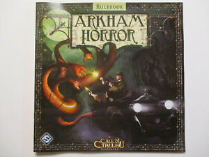 ARKHAM HORROR 2nd Edition RULEBOOK Fantasy Flight Games!!