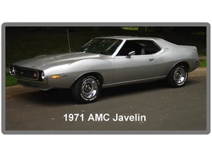1971 AMC Javelin Auto Refrigerator / Tool Box Magnet - Picture 1 of 1
