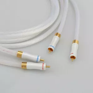 Par 6N OCC Cable Analógico RCA Plateado Hifi Audio Interconexión Cable Línea 1M - Imagen 1 de 7