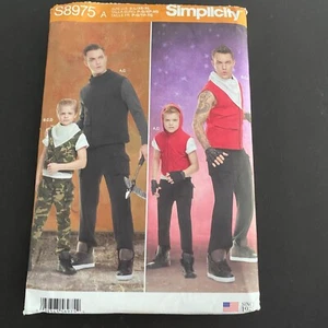 Simplicity Sewing Pattern S8975 A Size S-L/XS-XL Boy's and Men's Costumes Uncut - Picture 1 of 9