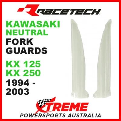Rtech Kawasaki KX125 KX250 KX 125 250 1994-2003 Neutral Fork Guards Protectors - Image 1 of 2