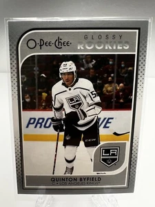 21-22 UD Series 1 Hockey - O-Pee-Chee Glossy Silver Rookies R-9 Quinton Byfield - Picture 1 of 2