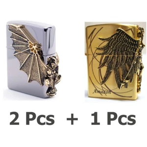 Zippo Gargoyle2 GD x 2Pcs + Amazon GD x 1Pcs - Picture 1 of 13