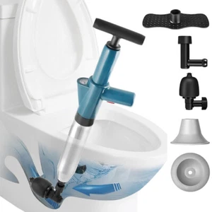 8bar Toilettenkolben Elektrischer Toilet Abflussreiniger Hochdruck Rohrreiniger - Bild 1 von 24