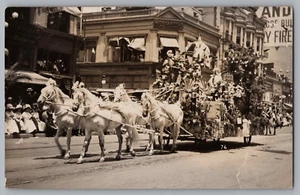 Japanese Float Rose Parade? RPPC - Picture 1 of 2