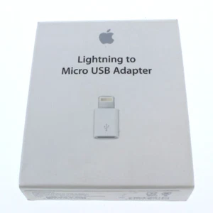 Apple Adapter Micro To 8 Pin Connector White MD820AM/A Authentic - Picture 1 of 3